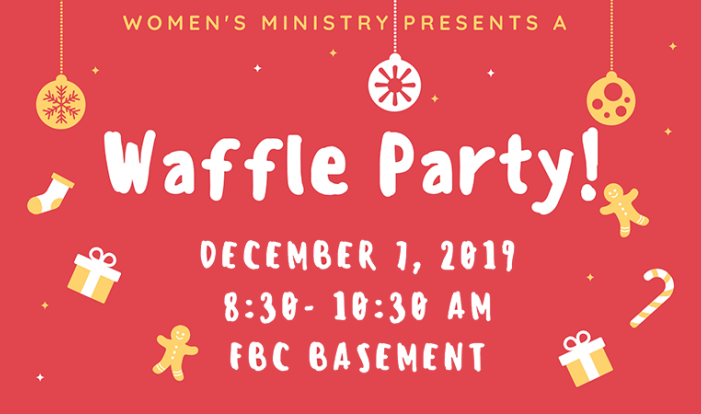 Waffle Party - Dec 7 2019 8:30 AM